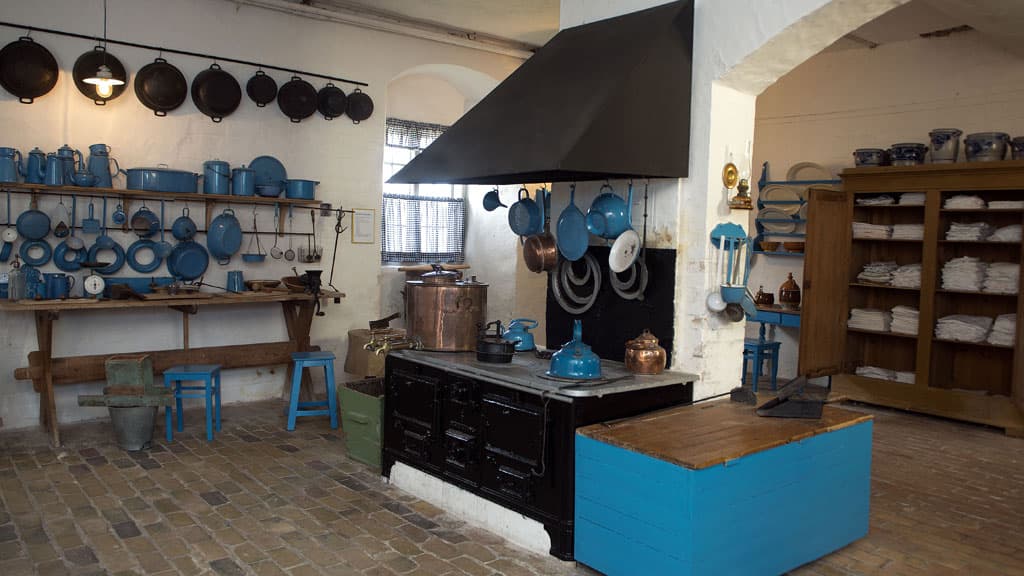 Børglum kloster udstilling køkken