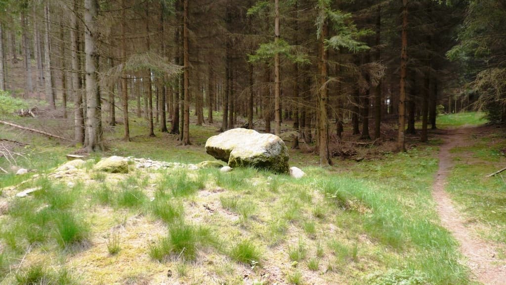 The dolmen “Ønskestenen”