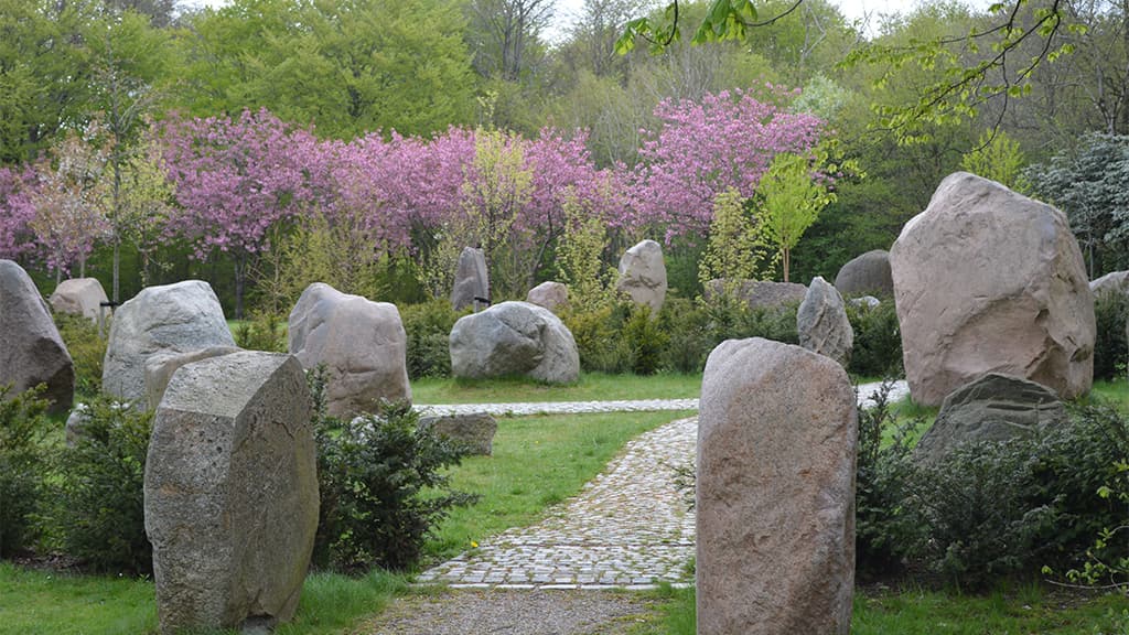Troldeparken in Vejen und "Die singenden Steine"
