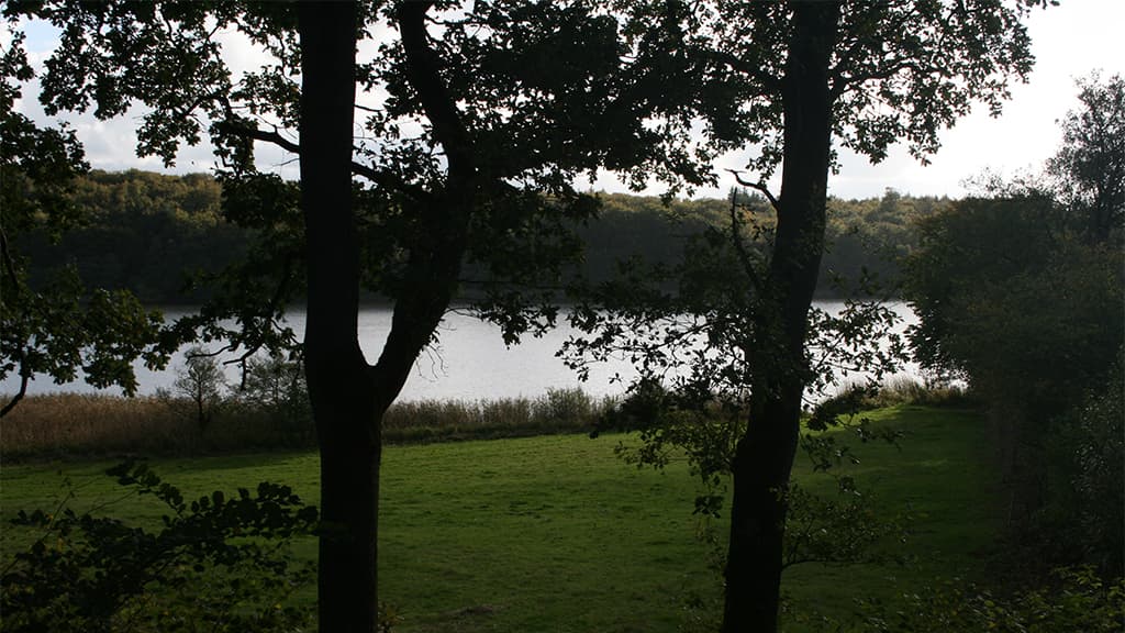 Udsigt fra Hvide Bænk ved Jels Midtsø