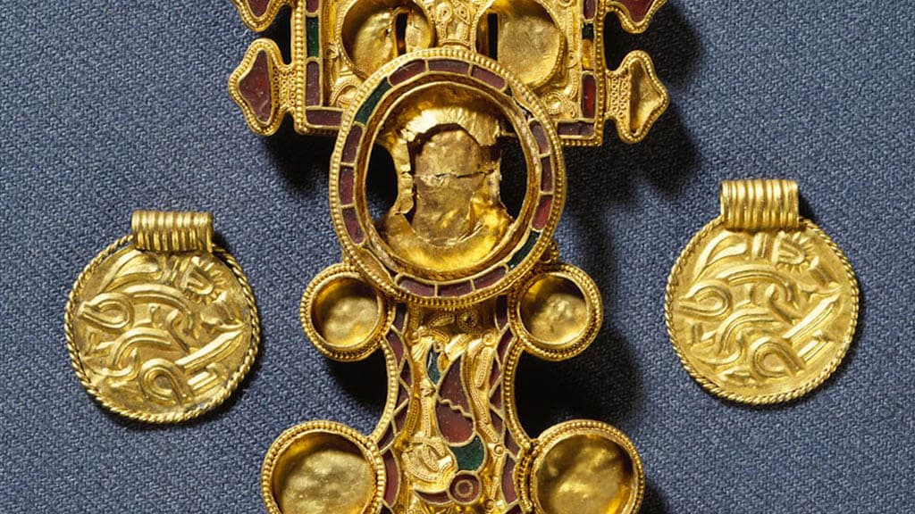 Fibula - guldfund nær Skodborg