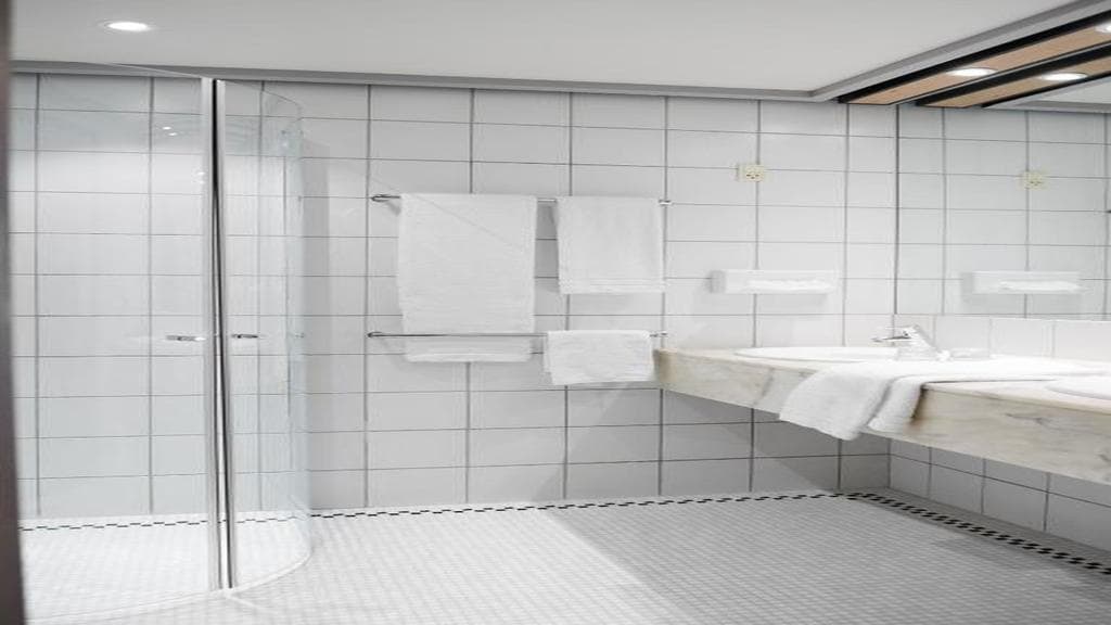 Bild des Badezimmers