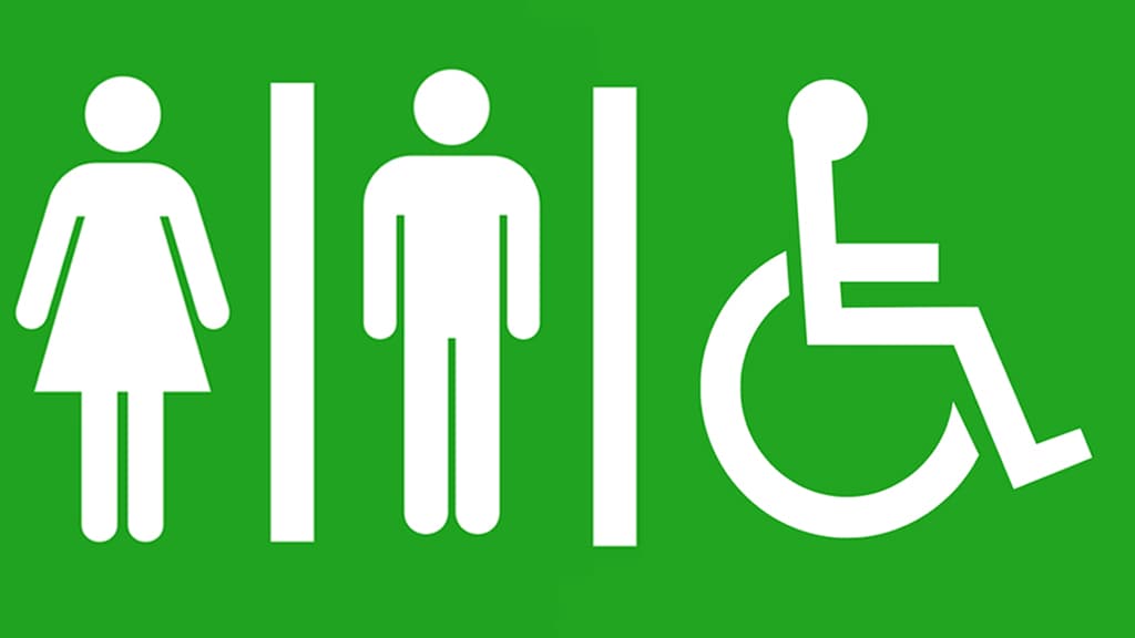Unisex/Handicap toilets, Bispen
