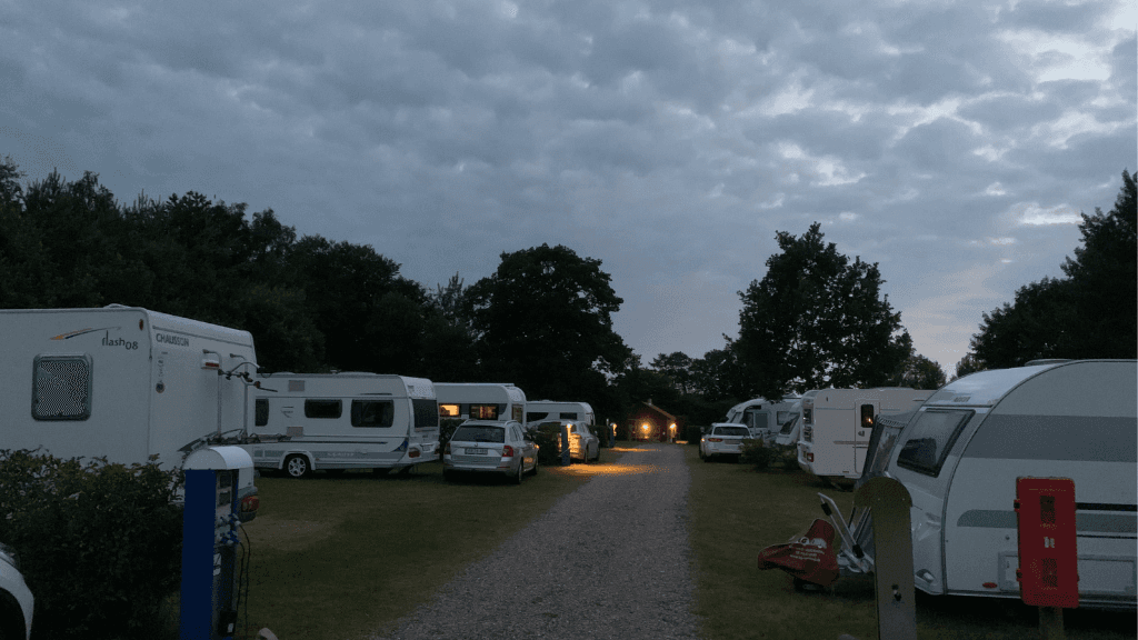 campsite evening mood, Danhostel Haderslev Byferie
