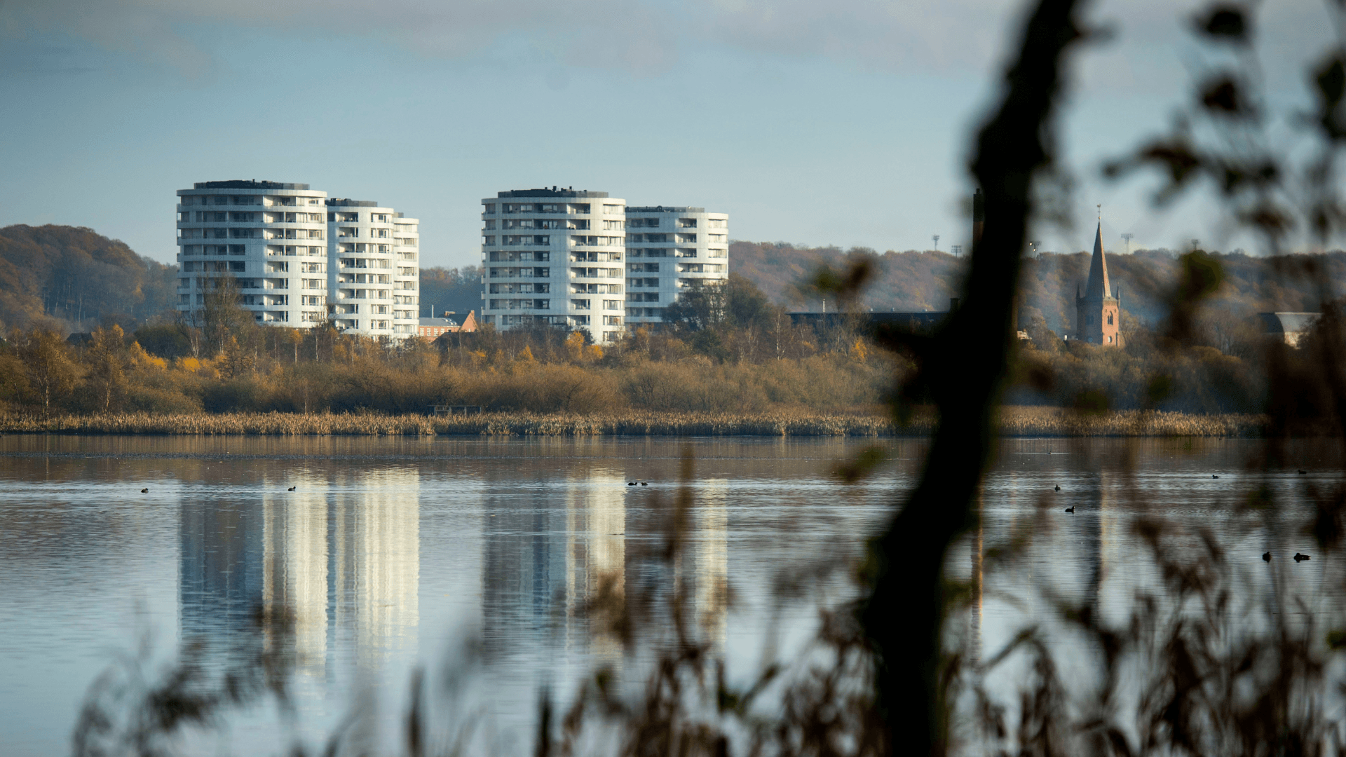 View from the valley over the Five Sisters