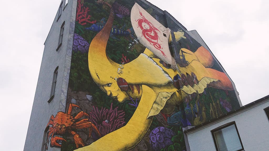 Street art - Liqen - Danmarksgade 27A