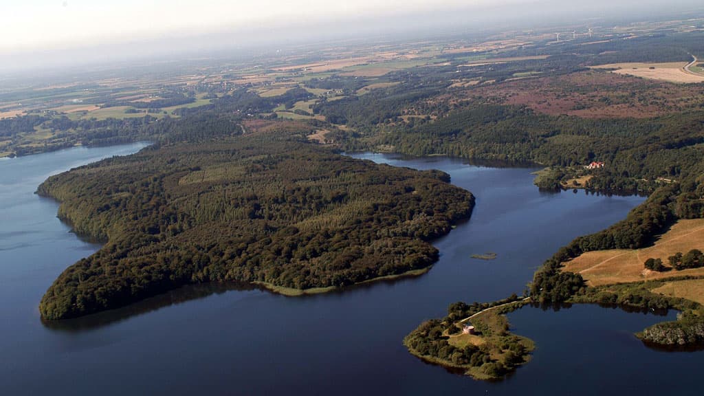 Hald Lake and the Dollerup Hills